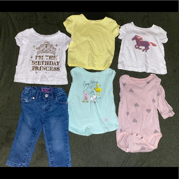 Toddler Girl Clothes Bundle Size 6-9 Months